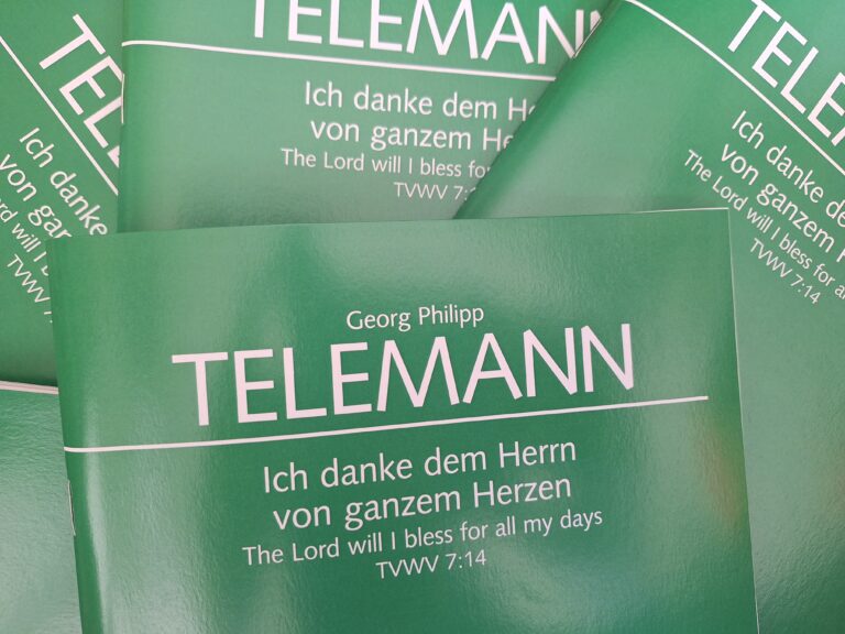 Telemann Ich danke dem Herrn von ganzem Herzen; Symbolfoto intern