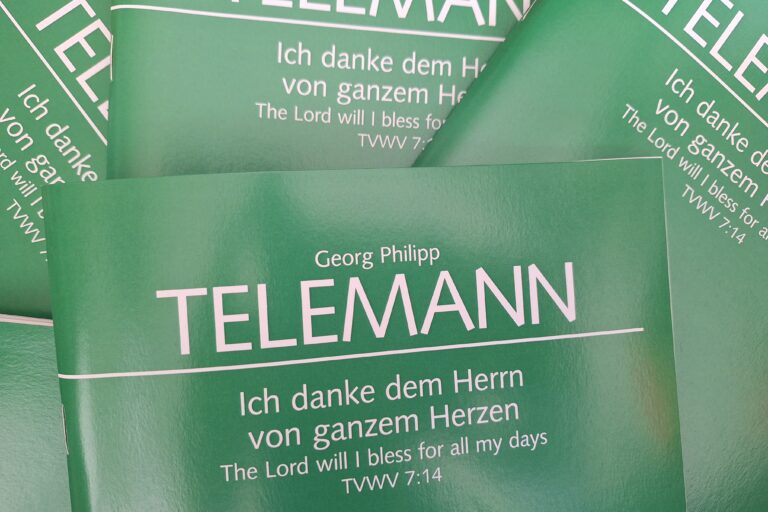 Telemann Ich danke dem Herrn von ganzem Herzen; Symbolfoto intern